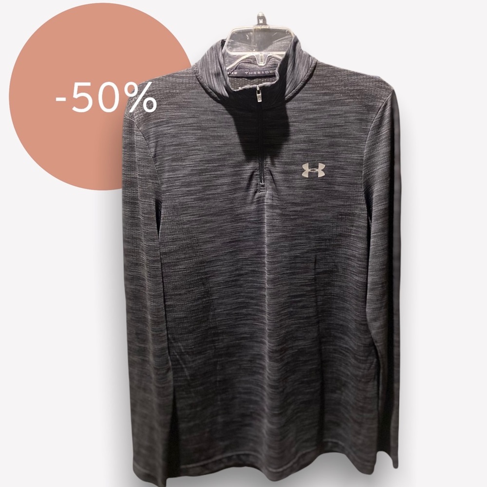 MENS M Under Armour Quarter Zip Athletic Fit